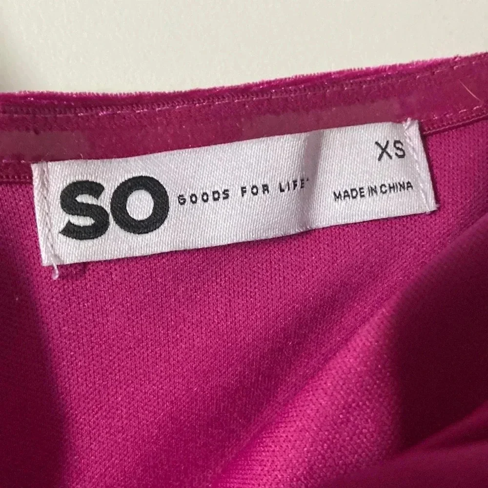 NWT holiday party dress xs strapless hot pink velvet v wire mini dress Size XS - Picture 8 of 15